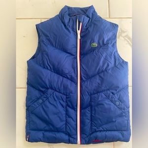Lacoste vest for boys, size 8